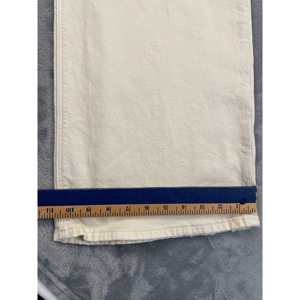 American Eagle Outfitters Wide Leg Jeans - Cream - Picture 9 of 16